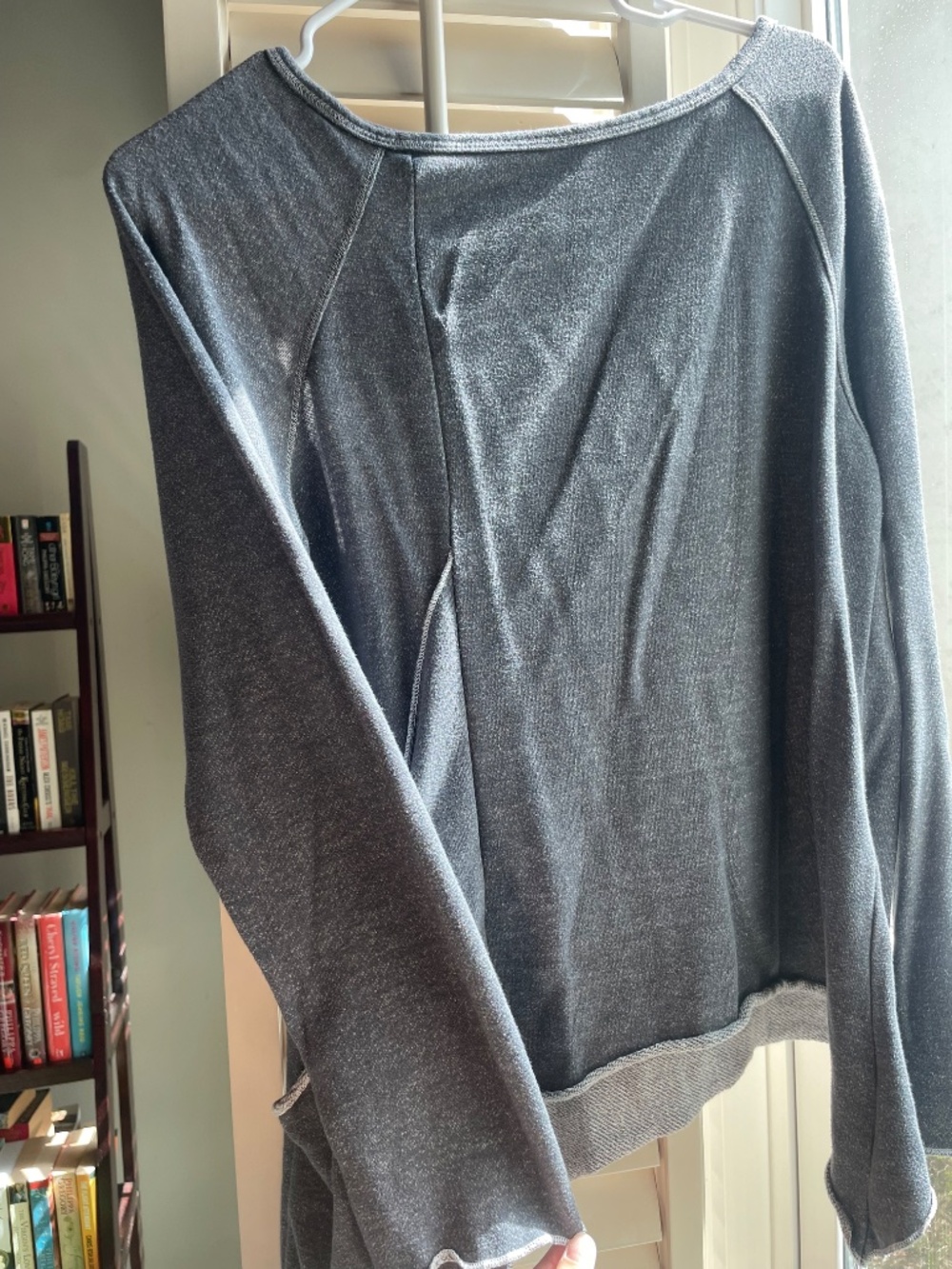 Gray asymmetrical pullover - Picture 6 of 8